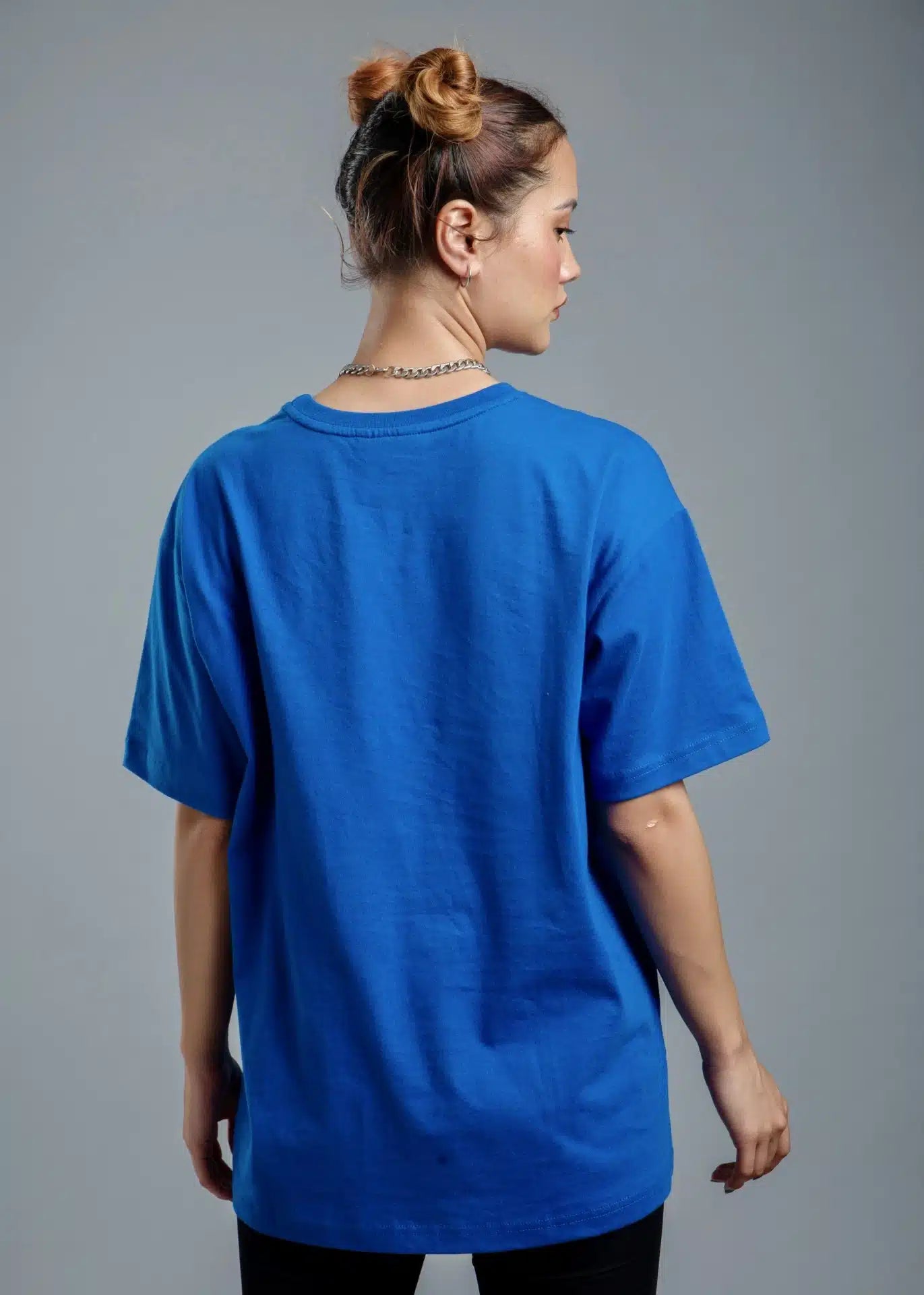 Blue Ice-Cream Man Oversized T-shirt