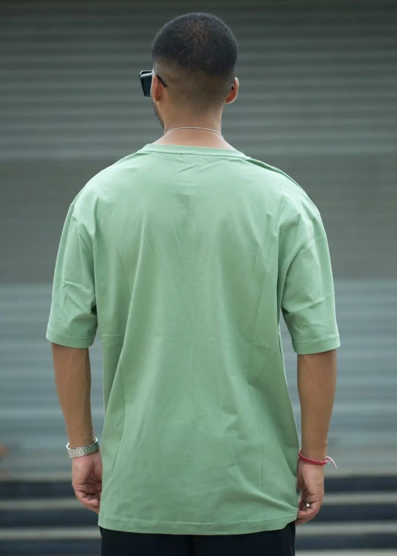Green Small Logo Relaxed Fit T-shirt