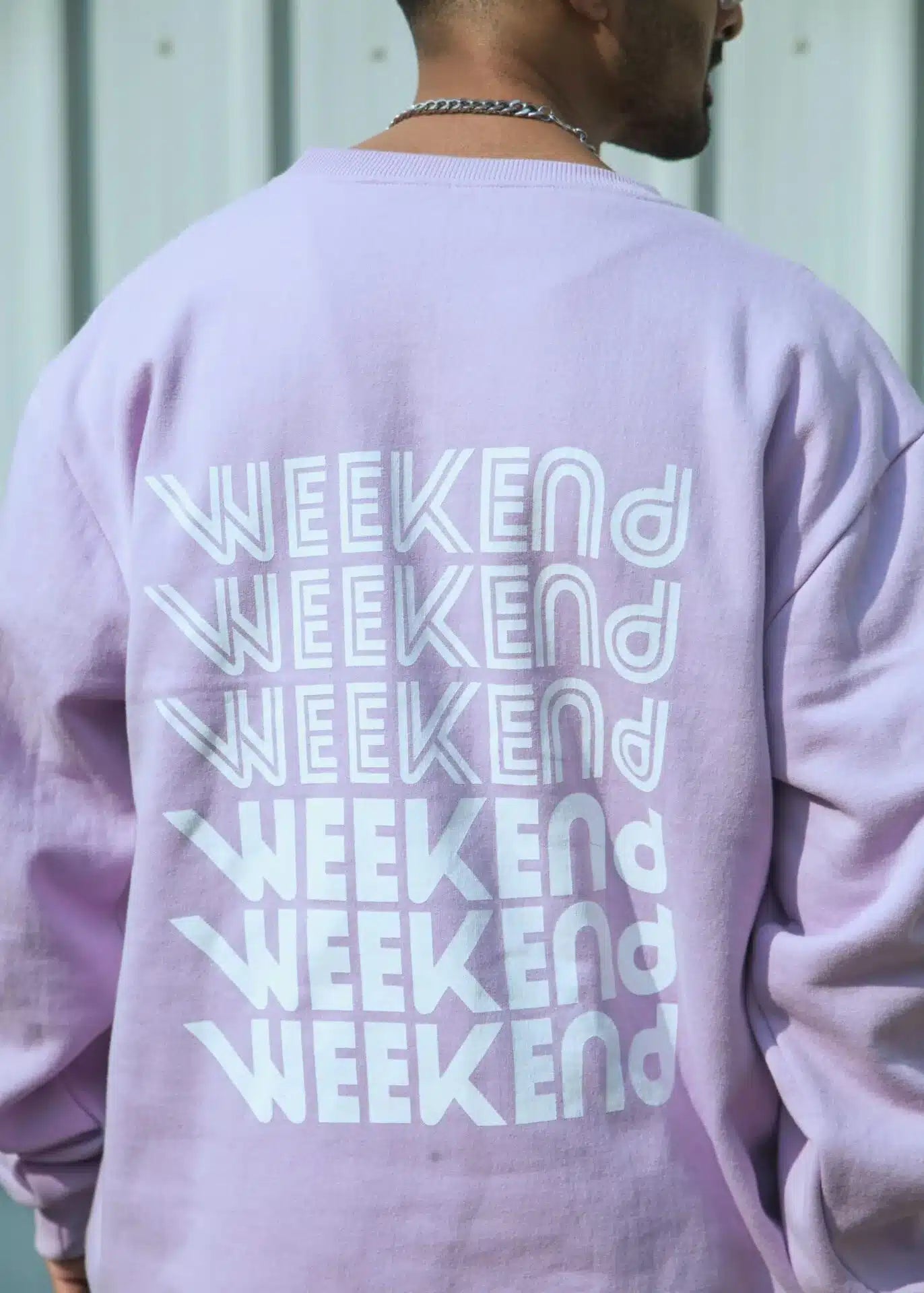 Lilac Weekend Relaxed Fit Sweatshirt