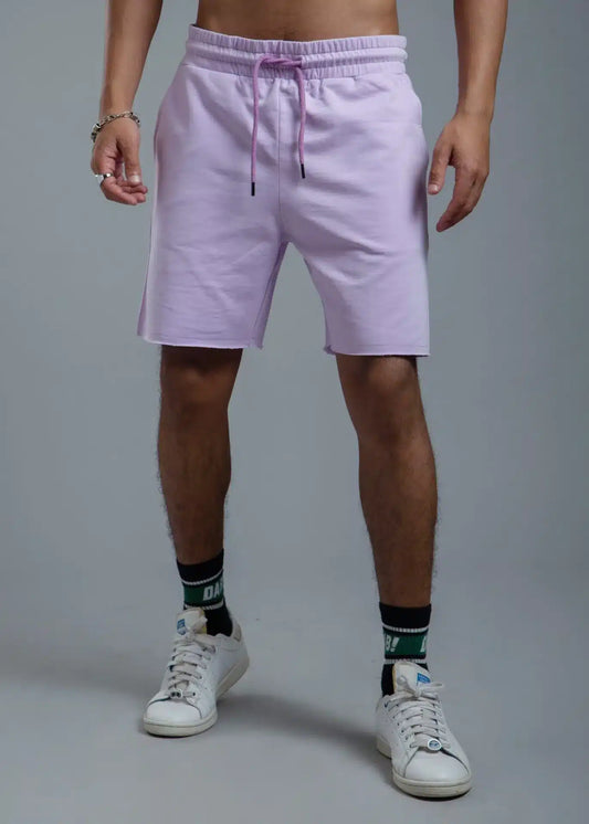 Purple Relaxed Fit Shorts