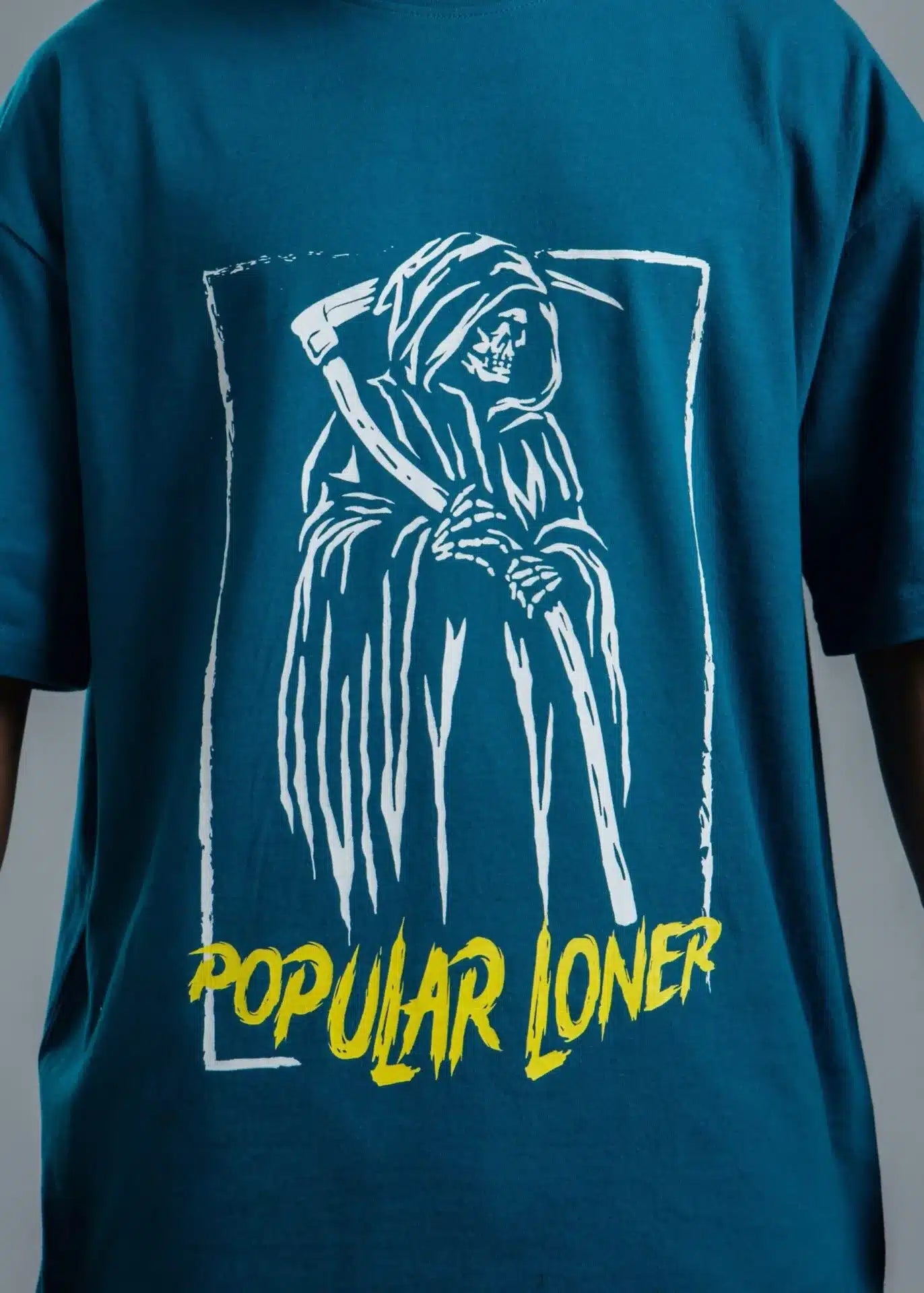 Teal Popular Loner Oversized T-shirt
