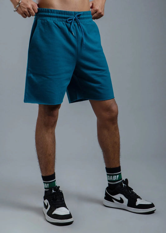 Teal Relaxed Fit Shorts